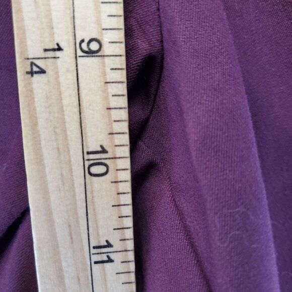 Old Navy Pants Womens Small Burgundy Red High-Rise Wide Leg Pixie Slacks *NWT* - Picture 6 of 10